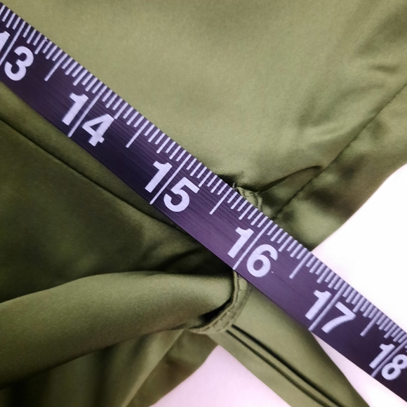 ❤️ Elegant NWT Large Elegant formal  Green  One Shoulder party Dress - Picture 7 of 13